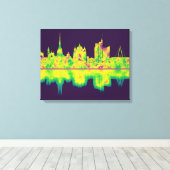 Turin Italy Skyline Canvas Afdruk (Insitu (Houten vloer))