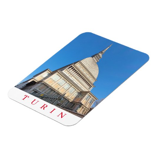 Turin Mole Antonelliana uitzicht fridge magnet Magneet (Linkerzijde)
