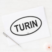 TURIN OVALE STICKER (Envelop)