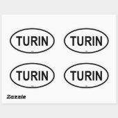 TURIN OVALE STICKER (Vel)
