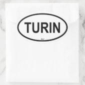 TURIN OVALE STICKER (Tas)