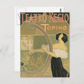 Turin Royal Opera House Briefkaart (Voorkant / Achterkant)