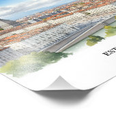 Turin watercolor poster (Hoek)