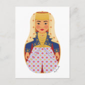 Turk Bride Matryoshka Briefkaart (Voorkant)