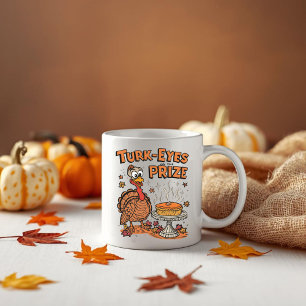 Turk-eyes op de prijs - Grappige Thanksgiving Turk Koffiemok