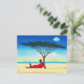 Turkana namiddag 1994 briefkaart (Staand voorkant)