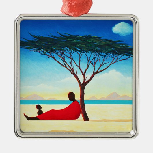 Turkana namiddag 1994 metalen ornament (Voorkant)