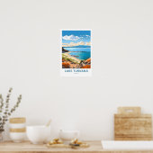 Turkanameer Afrika Reisprint Poster (Keuken)
