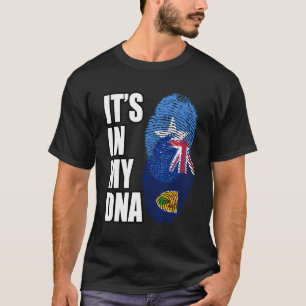Turken Caicos en Somaliërs mengen erfgoed DNA vlag T-shirt