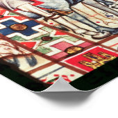 Turken en moerassen die hun land heroveren poster (Hoek)