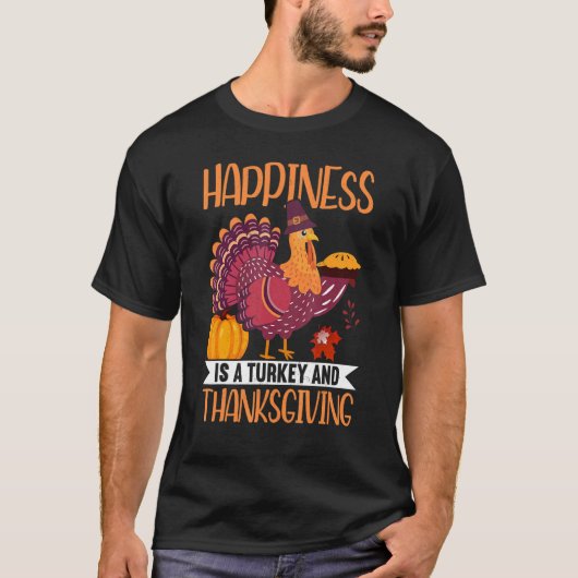 Turkey And Thanksgiving Thanks Giving  Thanksgivin T-shirt (Voorkant)