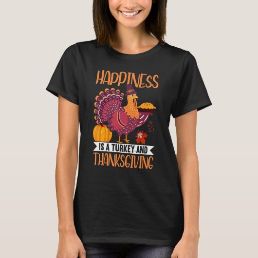 Turkey And Thanksgiving Thanks Giving  Thanksgivin T-shirt (Voorkant)