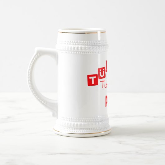 TURKEY ANKARA-mok - kies stijl en kleur Bierpul (Links)