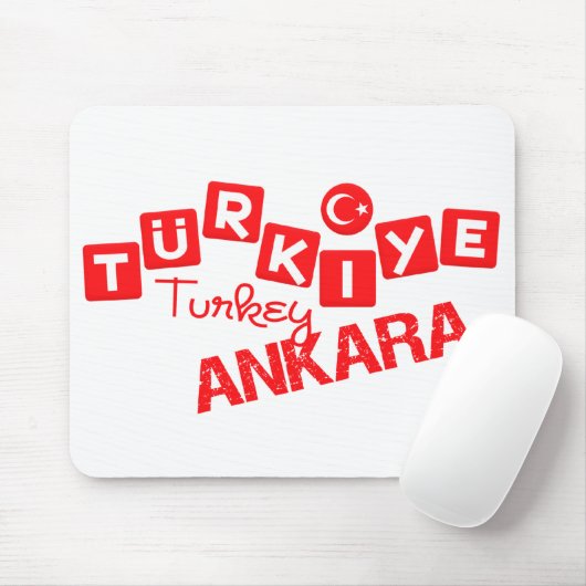TURKEY ANKARA mousepad - pas aan Muismat (Met muis)