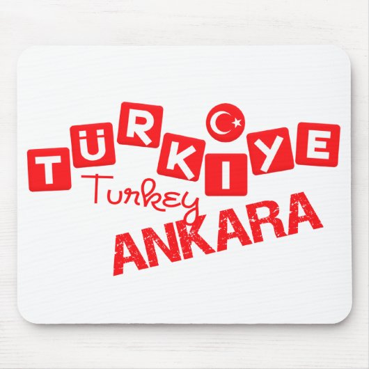 TURKEY ANKARA mousepad - pas aan Muismat (Voorkant)