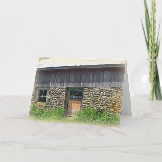 Turkey Barn Notecard Kaart (Voorkant)