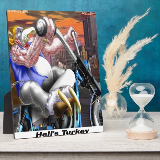 Turkey Biker Funny Fotoplaat (Zijkant)