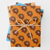 Turkey bird thanksgiving Wrapping Paper Sheets (In situ)