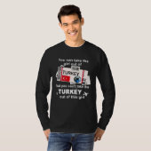 Turkey Boarding Pass  Turkey Girl  Turkey T-shirt (Voorkant volledig)