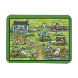 TURKEY BOERDERIJ Gobble THANKSGIVING MAGNET Magneet