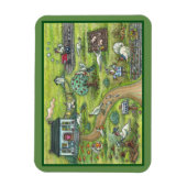 TURKEY BOERDERIJ Gobble THANKSGIVING MAGNET Magneet (Verticaal)