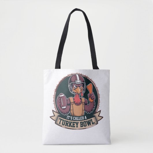 Turkey Bowl Football - It's Called A Turkey Bowl Tote Bag (Voorkant)