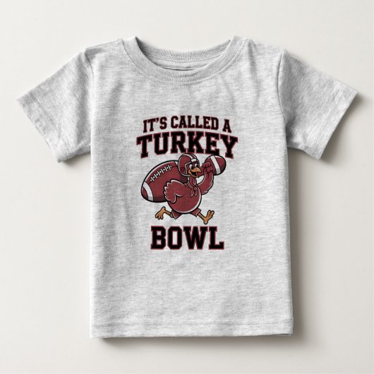 TURKEY BOWL FOOTBALL THANKSGIVING TEE (Voorkant)