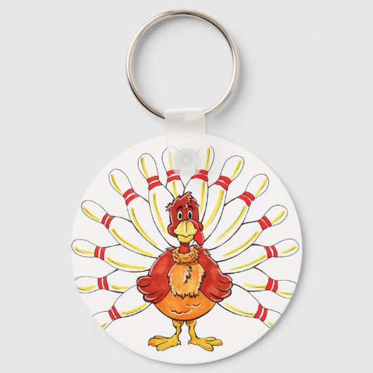 Turkey Bowler Sleutelhanger (Voorkant)