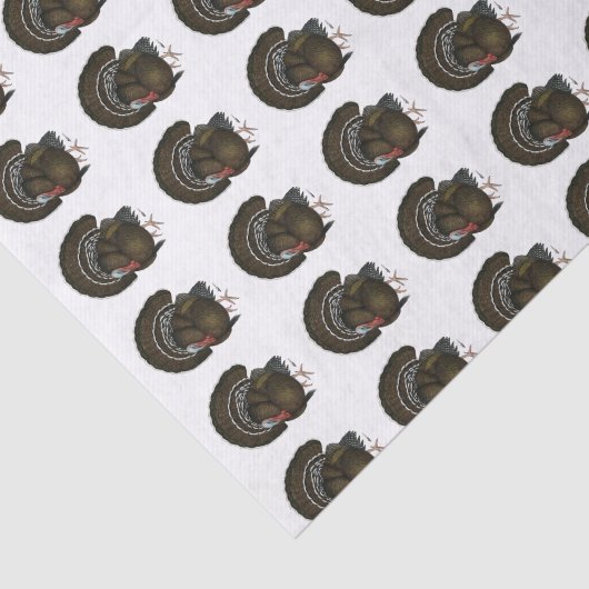 Turkey Bronze Tom Tissuepapier (Detail)