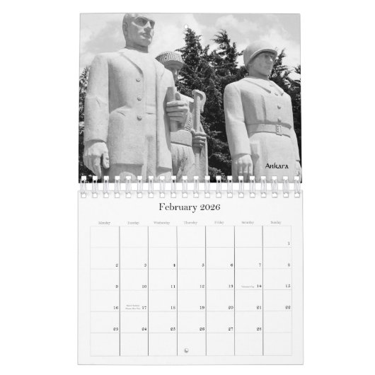Turkey Calendar 2026 Kalender (Feb 2026)