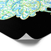 Turkey Chinoiserie Floral Coquette Bow Gobble Than Poster (Hoek)