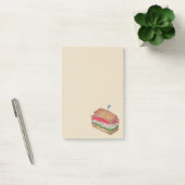Turkey Club Sandwich Restaurant Diner Foodie Food Post-it® Notes (Kantoor)