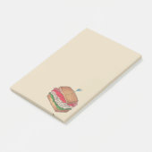 Turkey Club Sandwich Restaurant Diner Foodie Food Post-it® Notes (Schuin)