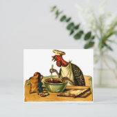 Turkey Cook Briefkaart (Staand voorkant)