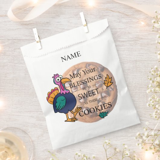 Turkey Cookie Sleeve Bedankzakje (Geknipt)