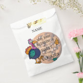 Turkey Cookie Sleeve Bedankzakje (Gezegeld)