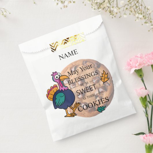 Turkey Cookie Sleeve Bedankzakje (Gezegeld)