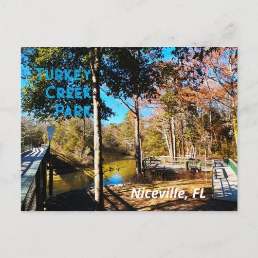 Turkey Creek Niceville Florida Briefkaart (Voorkant)