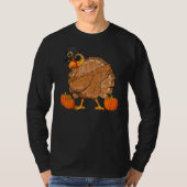 Turkey Dabbing Thanksgiving Day Dab Fall Pumpkin T-shirt (Voorkant)