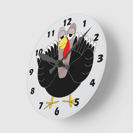 Turkey Design Ronde Klok (Hoek)