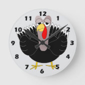 Turkey Design Ronde Klok (Voorkant)