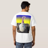 Turkey Dimensional Popout Art. T-shirt (Achterkant volledig)