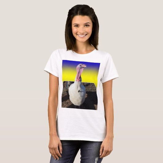 Turkey Dimensional Popout Art. T-shirt (Voorkant volledig)