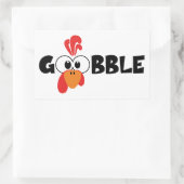 Turkey Face Gobble Stickers (Tas)