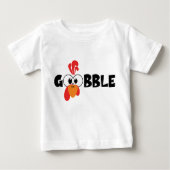 Turkey Face Gobble T Shirt (Voorkant)