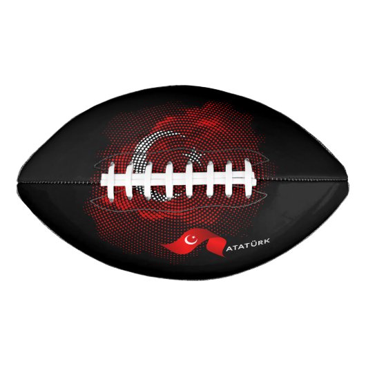 Turkey flag american football (Voorkant)
