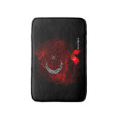 Turkey flag badmat (Voorkant Verticaal)