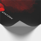 Turkey flag cadeaupapier (Hoek)