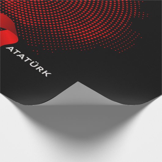 Turkey flag cadeaupapier (Hoek)