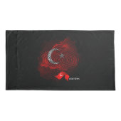 Turkey flag kussensloop (Achterkant)